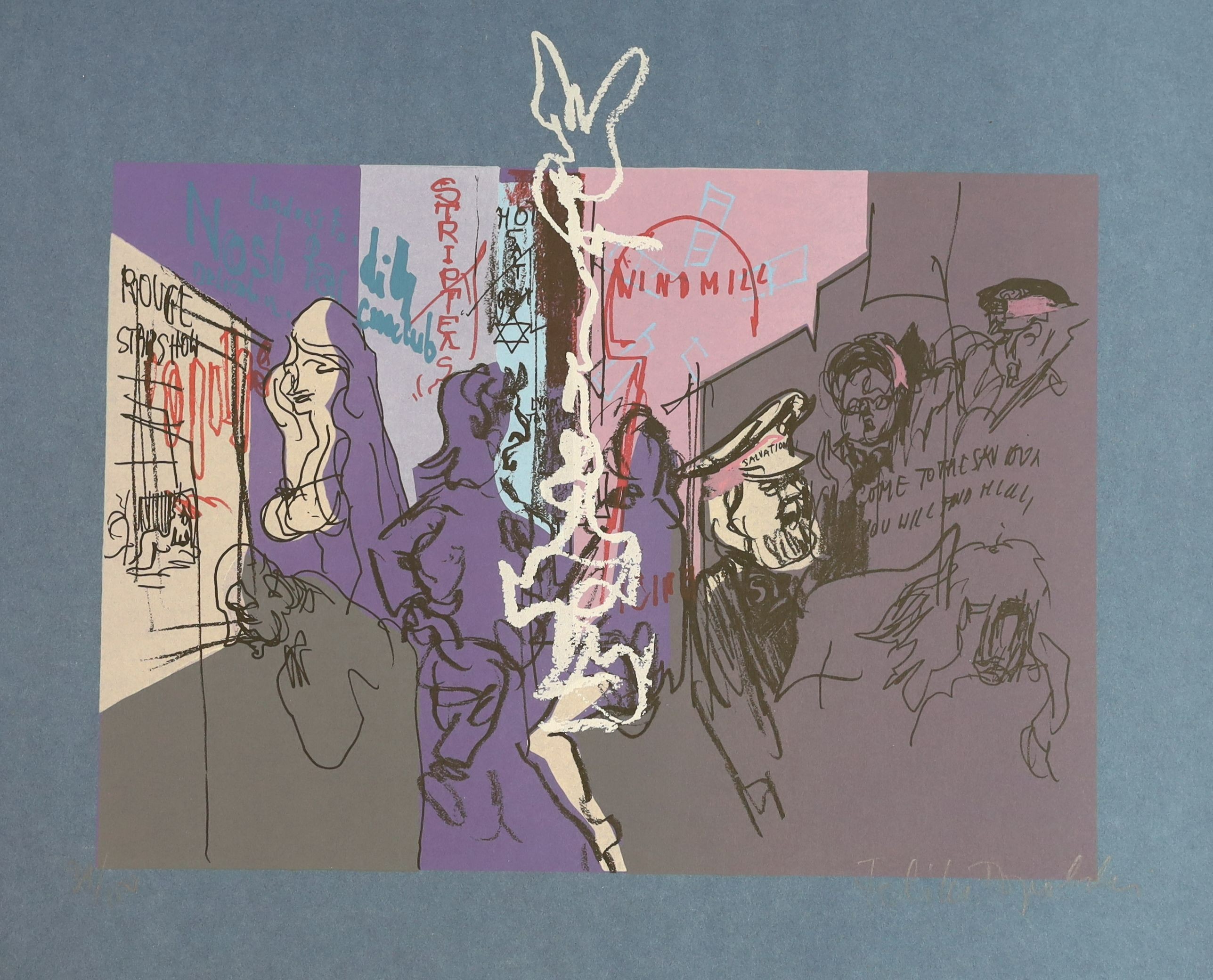 Felix Topolski RA (Polish/British, 1907-1989), The London Suite, 1973, the complete suite of six lithographs on colorplan wove, 48 x 63cm and 63 x 48cm, unframed